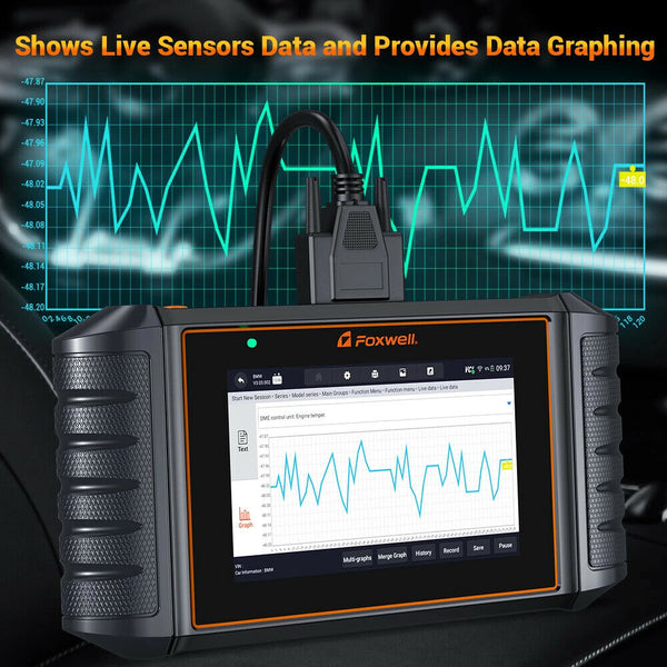 FOXWELL NT716 OBD2 Car Scan Tools ABS Bleeding Oil SAS EPB TPMS Reset