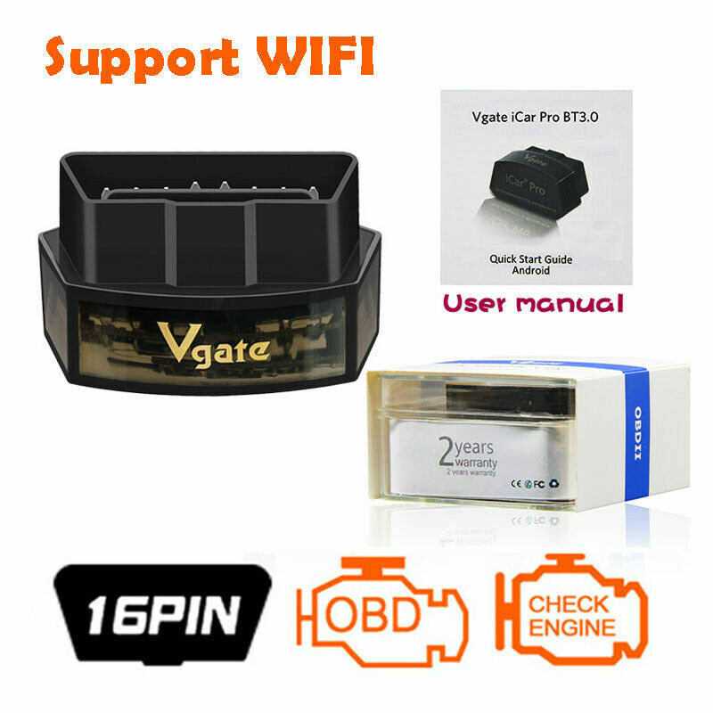 Vgate iCar Pro elm327 OBD 2 OBD2 Car diagnostic Scanner WIFI Bluetooth-Compatibl