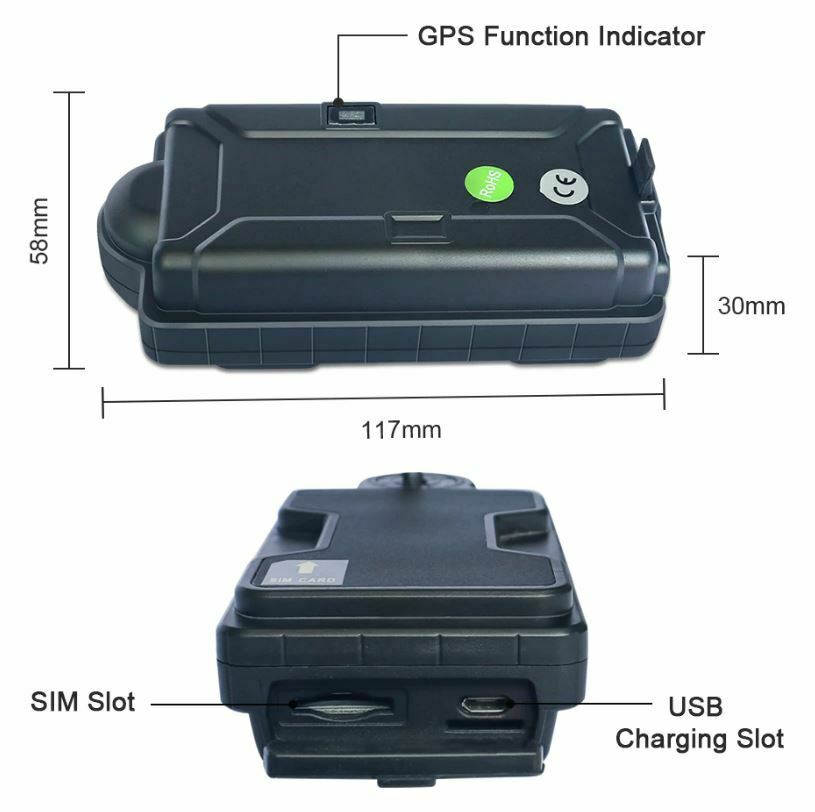 4G/3G Solar GPS Tracker Collar Waterproof Real Time Locator Large Pet Cow Horse