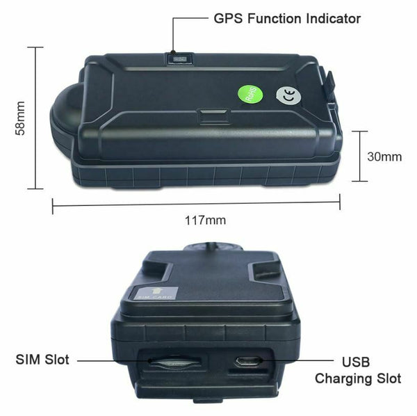 4G/3G Solar GPS Tracker Collar Waterproof Real Time Locator Large Pet Cow Horse
