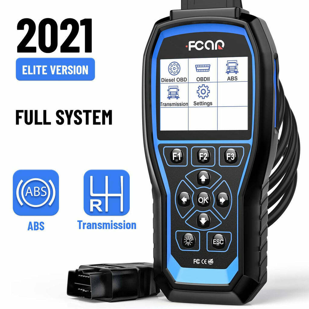 FCAR F507 OBD2 Scanner Full System Truck Car Diagnostic Tools ABS Tranmission