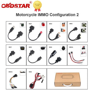 OBDSTAR Motorcycle IMMO KITS Configuration 2 Works with X300DP/X300DP Plus/X300