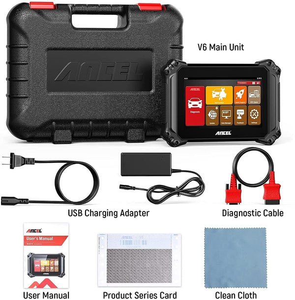 Ancel V6 OBD2 Diagnostic Scanner Professional Full System Car Diagnostic Tool
