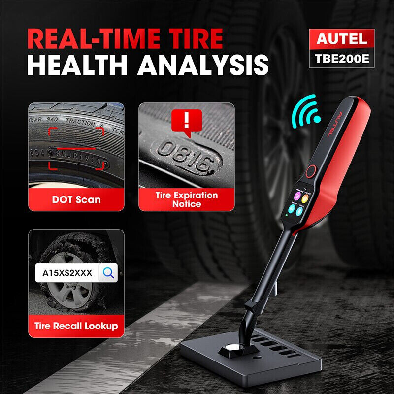 Autel MaxiTPMS TBE200E Tire Brake Examiner 2022 Newest Laser Tire Tread Depth