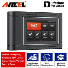 Load image into Gallery viewer, ANCEL HD3600 Construction Machinery Full System Heavy Duty Truck Scanner Tools