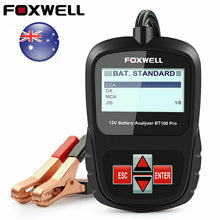 Load image into Gallery viewer, FOXWELL BT100 6V 12V Car Battery Tester For Flooded AGM GEL 100 to 1100CCA 200AH
