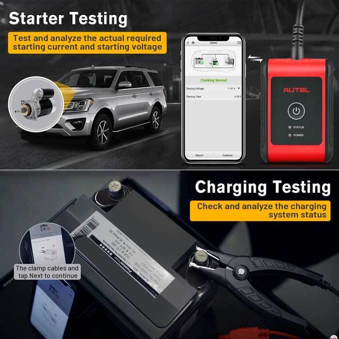 Autel MaxiBAS BT506 Car Battery Tester& Analyzer,Detection Rate of Bad Batteries - Auto Lines Australia