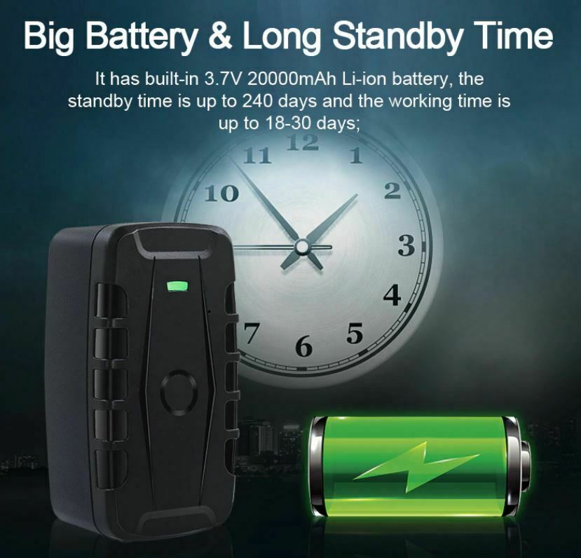 4G/3G Magnetic GPS TRACKER 20000mAh Waterproof Car Truck Rental Fleet Management