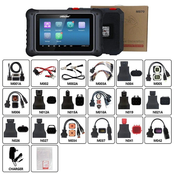 OBDSTAR MS70 7 Inch Scanner Intelligent Scanner Motorcycle Diagnostic Tool - Auto Lines Australia