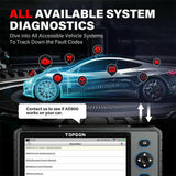 TOPDON Artidiag800 OBD2 AUTO Diagnostic Tool Scanner Full System IMMO KEY Coding - Auto Lines Australia