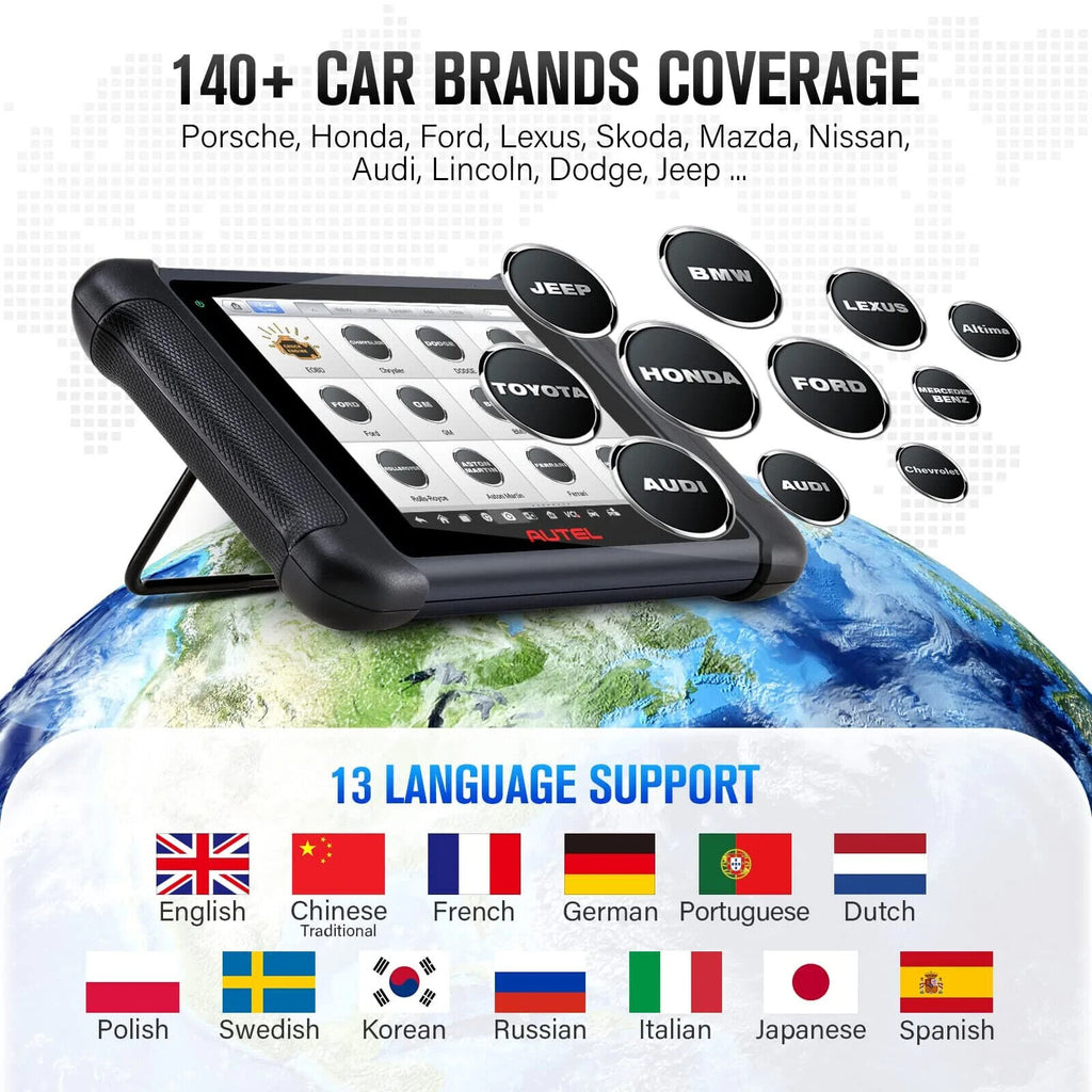 Autel Scanner Maxisys MS906S Automotive Diagnostic Scan Tool with ECU Coding