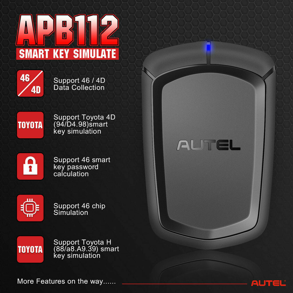 Autel APB112 Smart Key Simulator for IM508+XP400 IM608 & MX808IM+XP400&IM608 PRO - Auto Lines Australia