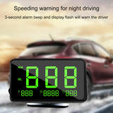 GPS Speedometer Large Screen Speeding Alarm System ABS Digital Auto Odometer