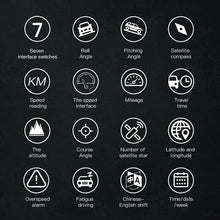 Load image into Gallery viewer, New V96 Car HUD Gauge/Inclinometer Slope Meter/Day Clock/Compass Automotive Digi - Auto Lines Australia