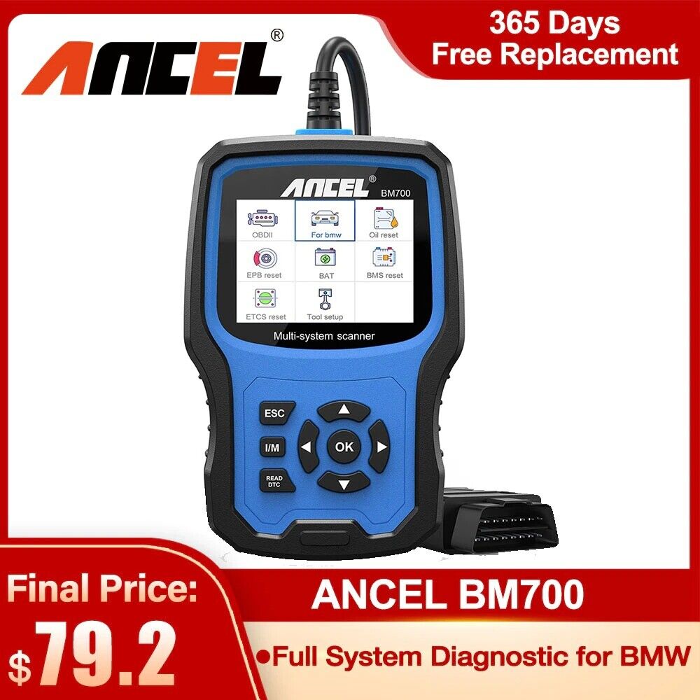 ANCEL BM700 Full System Diagnostic Tool OBD2 Scanner Fits For BMW Secondary image