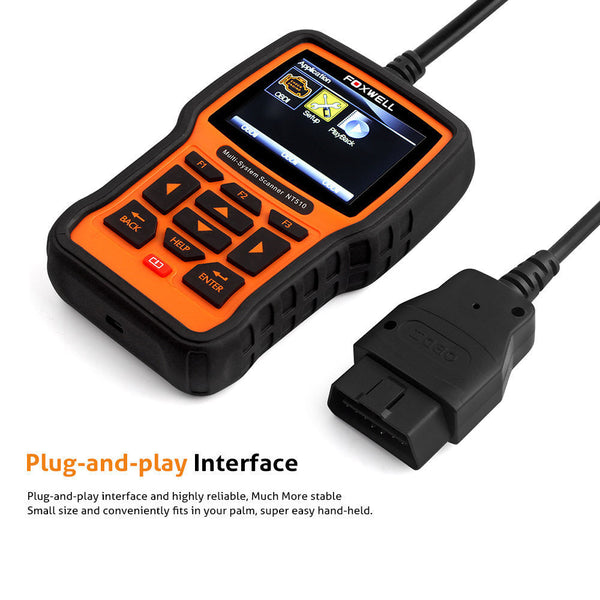 FOXWELL NT510 OBD2 Auto Fault Code Reader Reset Diagnostic Scan Tool Fits SAAB
