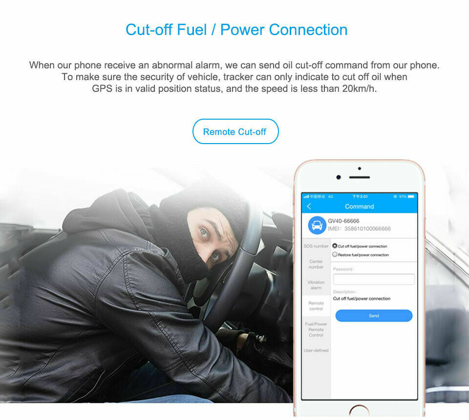 GPS TRACKER Terminal GV40 4G LTE WIFI Hotspot VEHICLE CAR VAN TRACKING DEVICE - Auto Lines Australia