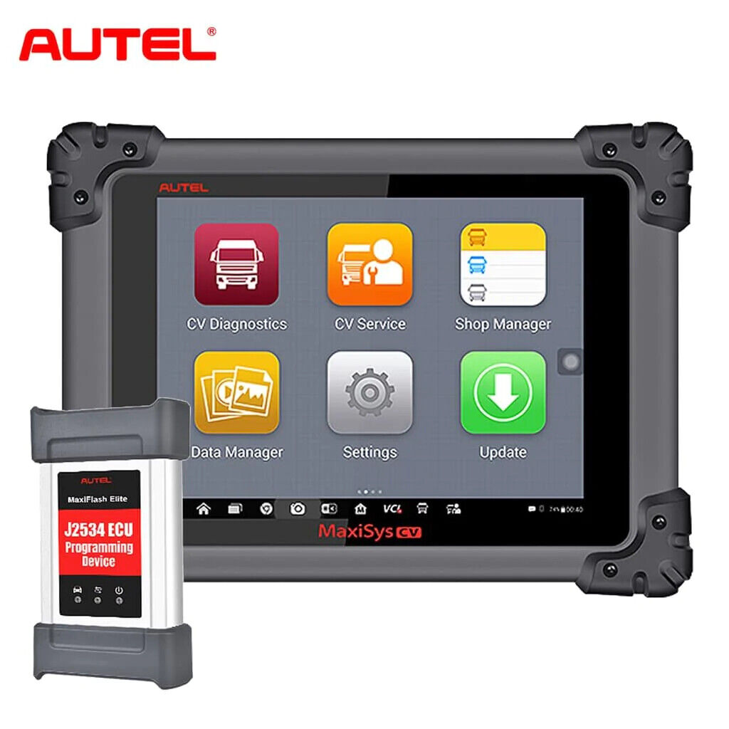 Autel Maxisys CV MS908CV Heavy Duty Truck Diagnostic Tool With J2534 ECU Program - Auto Lines Australia