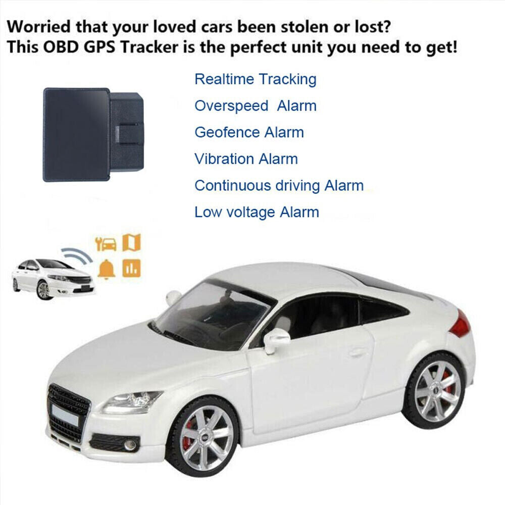 4G LTE GPS Car OBD Locator OBDii Diagnostic Tracker Tool DTC Code