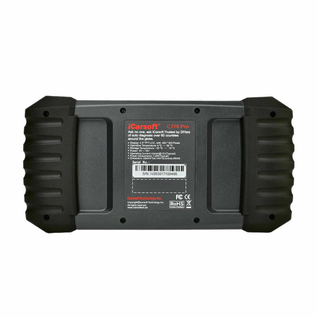 iCarsoft C770 Pro Multi-Systems Diagnostic Scan Tool for Multi-Brand Vehicles - Auto Lines Australia