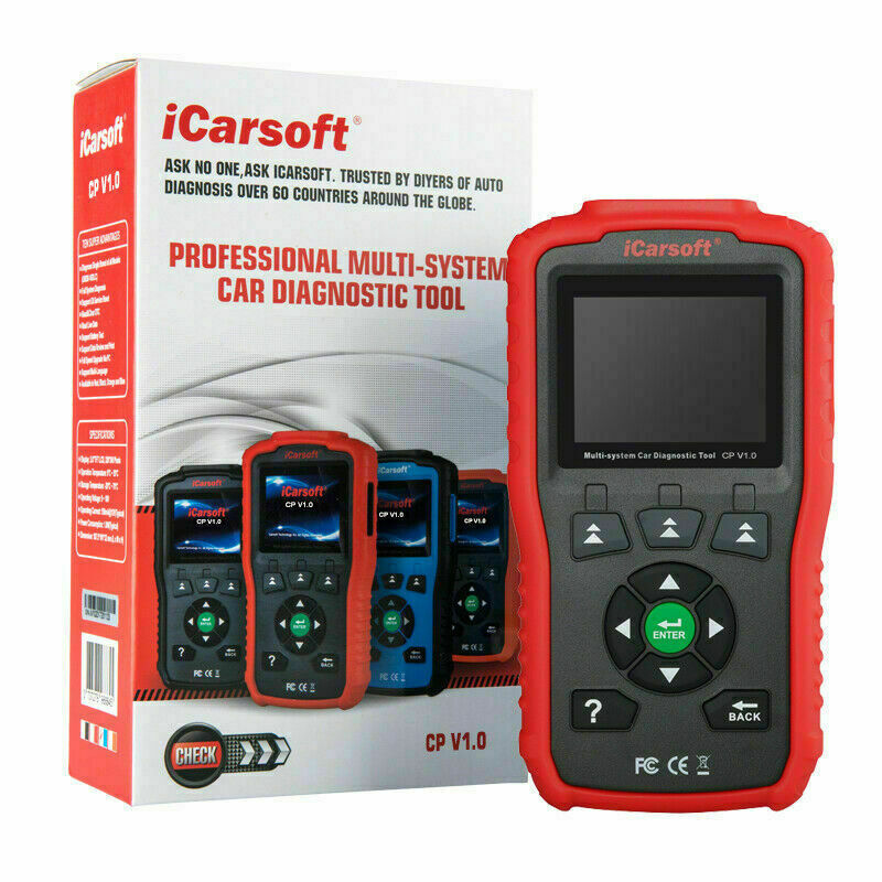 ICARSOFT CP V1.0 OBD2 DIAGNOSTIC CODE SCANNER RESET TOOL FOR CITROEN PEUGEOT. F5 Main image