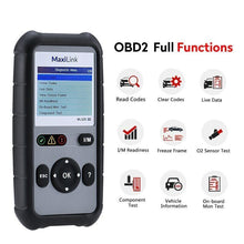 Load image into Gallery viewer, AUTEL MaxiLink ML529HD Heavy Duty Trucks Car Code Reader OBD2 Scanner Tool