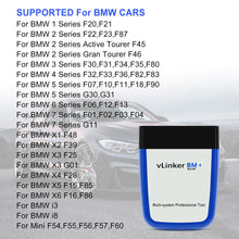 Load image into Gallery viewer, OBD2 Vgate vLinker BM ELM327 For BMW Scanner wifi OBD 2 Car Diagnostic