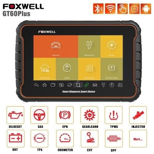 Foxwell GT60 Plus Premier Android Automotive Diagnostic Platform TPMS SAS EPB - Auto Lines Australia