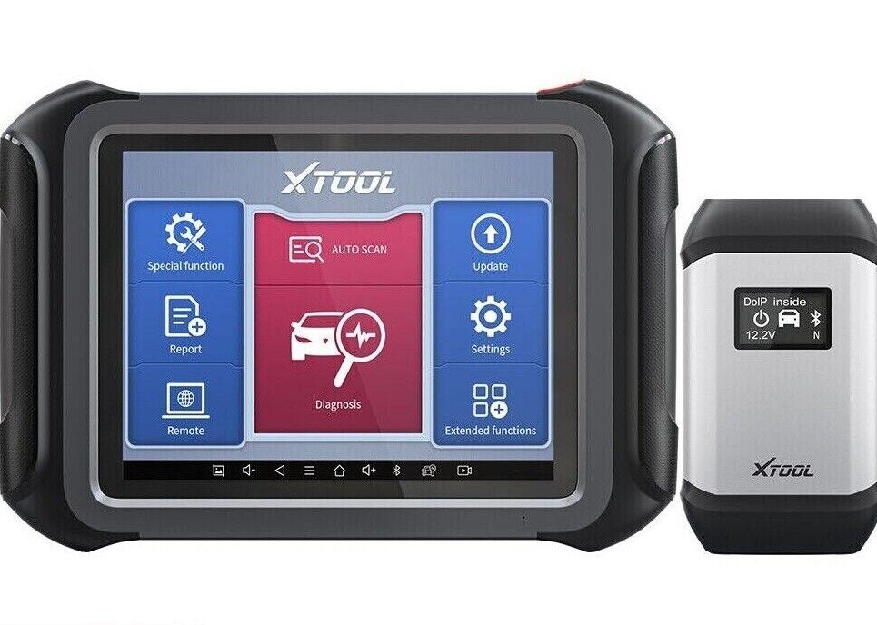 XTOOL D9 Automotive Scan Tool Topology Map Bi-Directional Control ECU Coding Full Diagnostics & 31+ Resets Support DoIP & CAN FD Main image