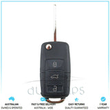Complete VW Remote Key 3 Button 433MHz Fits Golf Polo Jetta Tiguan 5K0959753AB