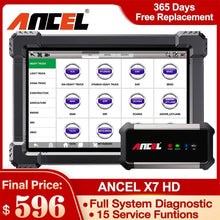 Load image into Gallery viewer, ANCEL X7 HD Heavy Duty Truck Scanner Full System 24V Diagnostic Tool OBD2 DPF