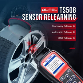 Autel MaxiTPMS TS508 Diagnostic Tool TPMS Sensor Programmer OBD 315 433MHZ - Auto Lines Australia