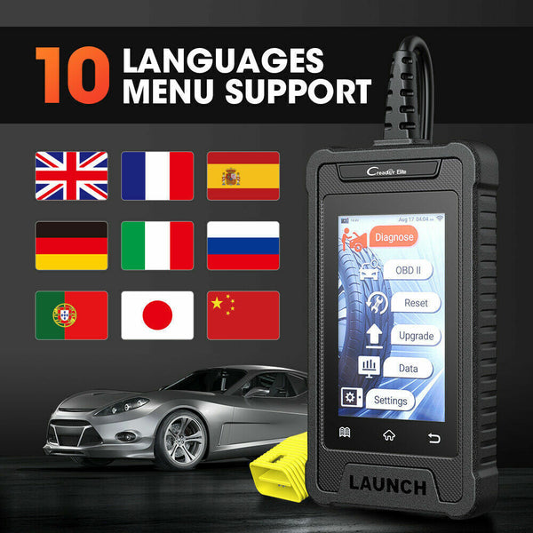 LAUNCH CRE305 OBD2 Scanner Code Reader Diagnostic Tool ABS SRS BMS EPB SAS Reset