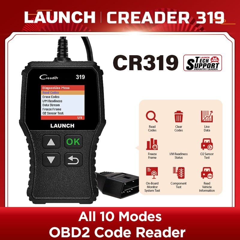 LAUNCH X431 Creader 319 CR319 obd2 auto code reader car diagnostic scanner tool - Auto Lines Australia Main image