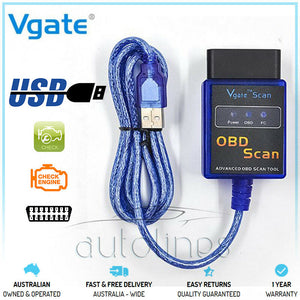 Vgate ELM327 OBDII V1.5 USB Cable Laptop Car Vehicle Diagnostic Auto Scan Tool