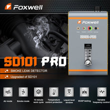 Load image into Gallery viewer, FOXWELL SD101 PRO EVAP Smoke Leak Detector Automotive Built-in Air Pump Car
