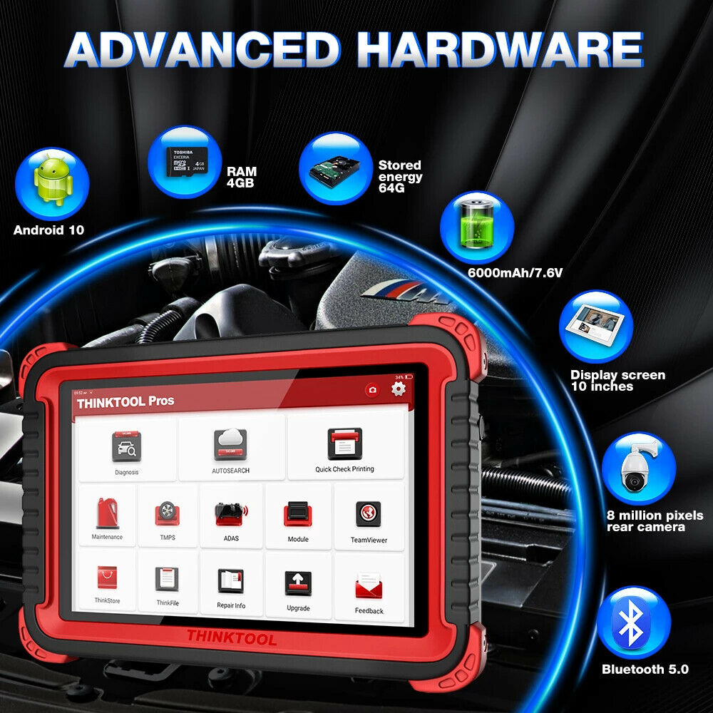 Thinkcar Thinktool Pros OBDII Car Automotive Diagnostic Tool OBD2 Scanner OBD 2 Secondary image