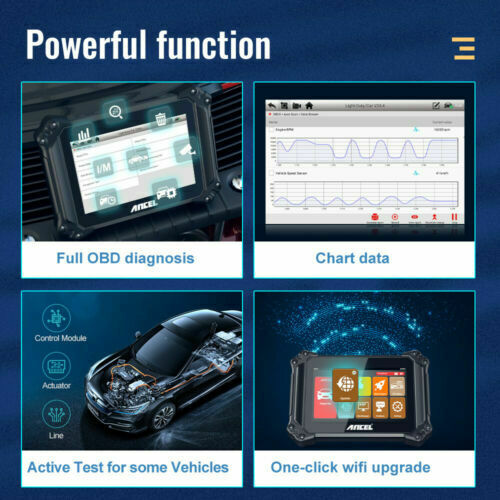 Full System Diagnosis IMMO DPF TPS 15 Reset Functions Car OBDII Diagnostic Tools