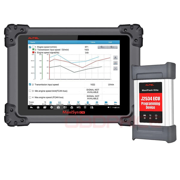 Autel Maxisys CV MS908CV Heavy Duty Truck Diagnostic Tool With J2534 ECU Program - Auto Lines Australia