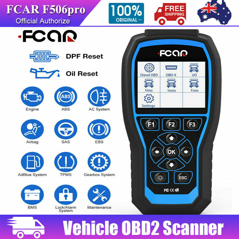 FCAR F506 Pro Heavy Duty Truck Car 2 in 1 Full Systems Scanner Diagnostic Tool Secondary image