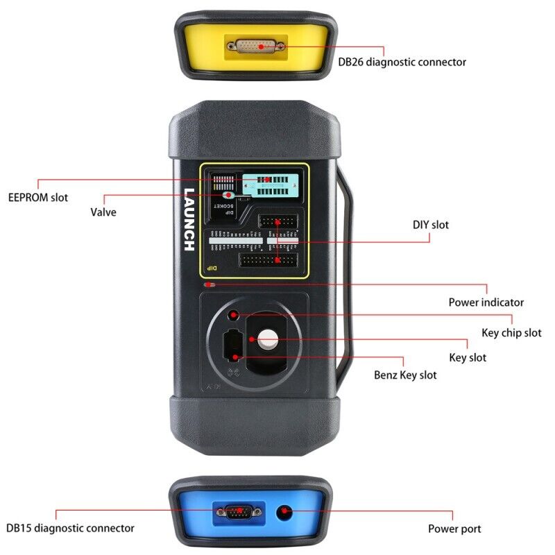 Launch GIII X-Prog 3 Advanced Immobilizer & IMMO Program For V,V+,PAD V,PAD VII