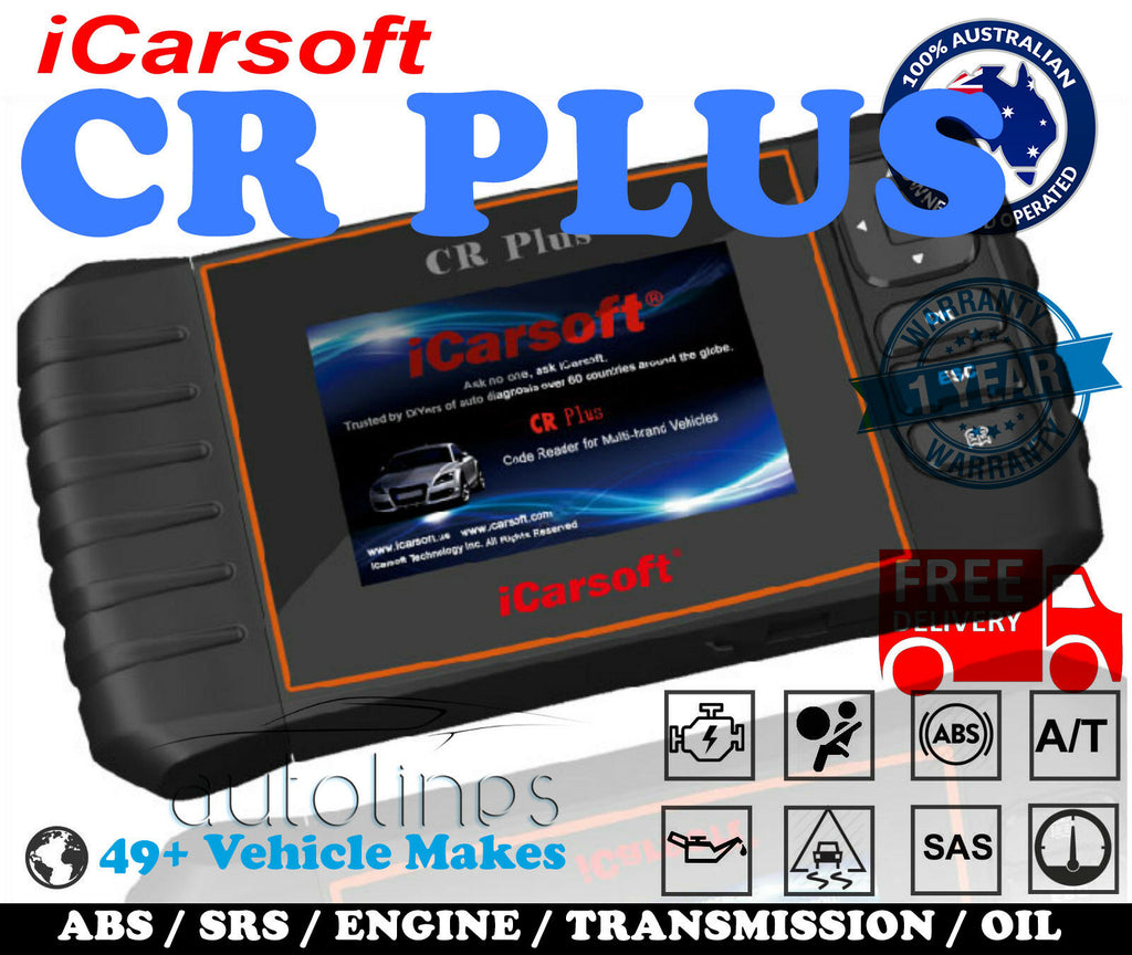 iCarsoft CR PLUS OBD2 Car Engine Fault Diagnostic Scanner Auto Code Reader Tool