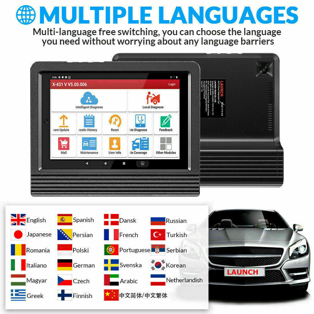 LAUNCH X431 PAD3 OBD2 Scanner Bidirectional Diagnostic Tool ECU Key Coding Secondary image