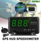Car Head Up Display Speed Warning Alarm Digital HUD GPS Speedometer