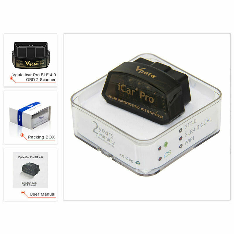 Vgate iCar Pro Bluetooth 4 WIFI ELM327 V2.1 Scanner Diagnostic Tool Code Reader Secondary image