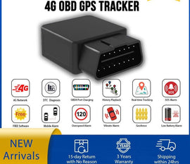 4G LTE GPS Car OBD Locator OBDii Diagnostic Tracker Tool DTC Code