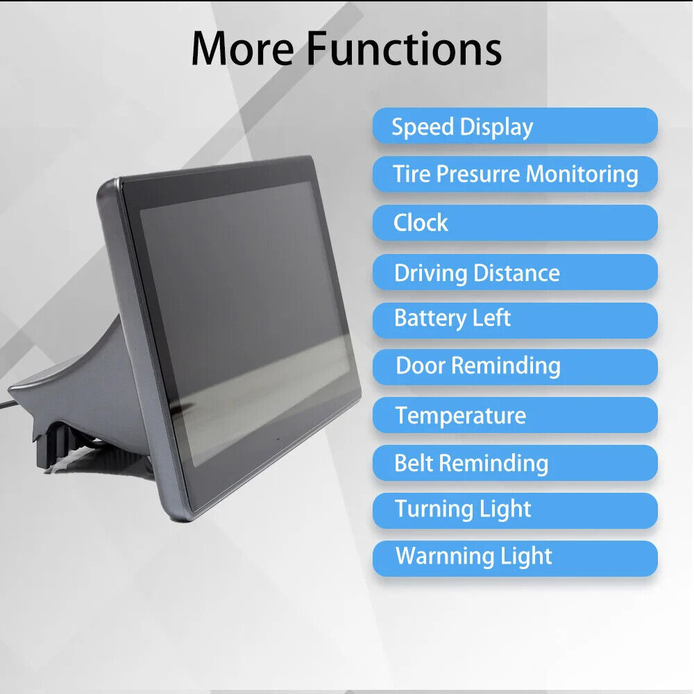 Digital HUD for Tesla Model 3 Performance On-board Computer LCD Display Speed