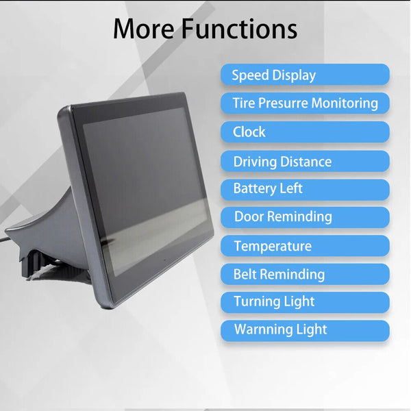 Digital HUD for Tesla Model 3 Performance On-board Computer LCD Display Speed