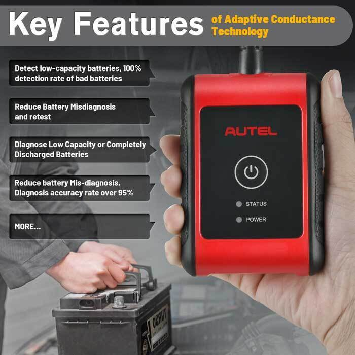 Autel MaxiBAS BT506 Car Battery Tester& Analyzer,Detection Rate of Bad Batteries - Auto Lines Australia