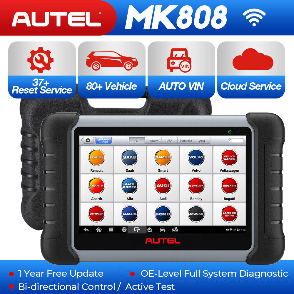 Autel MK808 Car Scan Diagnostic Tool Auto Full Systems Scanner Secondary image